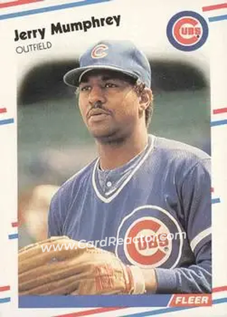 1988 Fleer #427 - Jerry Mumphrey - Chicago Cubs - Front