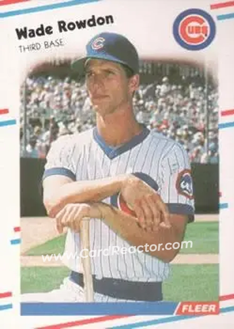 1988 Fleer #430 - Wade Rowdon - Chicago Cubs - Front
