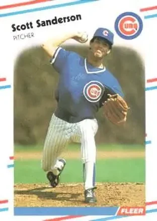 1988 Fleer #432 - Scott Sanderson - Chicago Cubs 1988 Fleer #432 - Scott Sanderson - Chicago Cubs