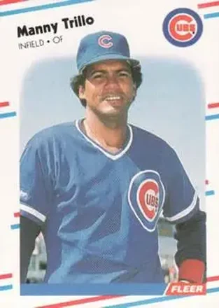 1988 Fleer #436 - Manny Trillo - Chicago Cubs