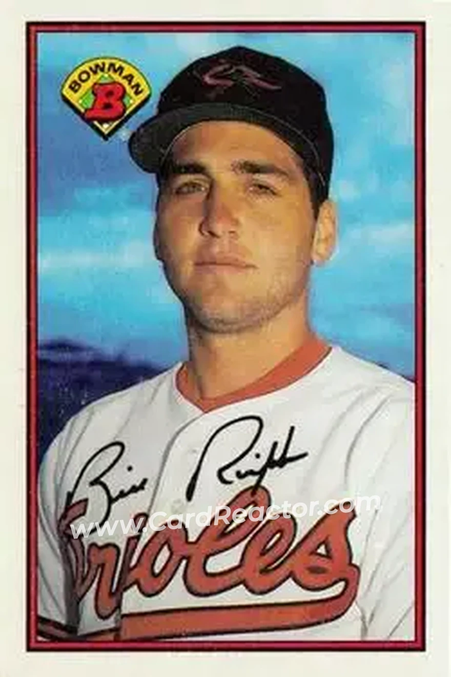 1989 Bowman #12 - Billy Ripken - Baltimore Orioles - Front