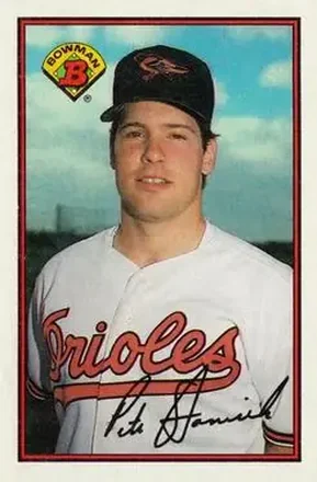 1989 Bowman #14 - Pete Stanicek - Baltimore Orioles