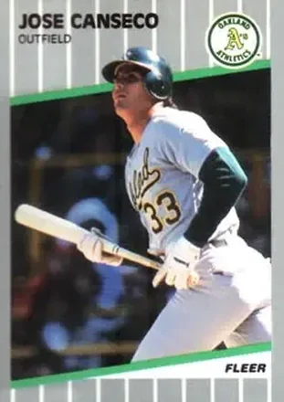 1989 Fleer #5 - Jose Canseco - Oakland Athletics 1989 Fleer #5 - Jose Canseco - Oakland Athletics