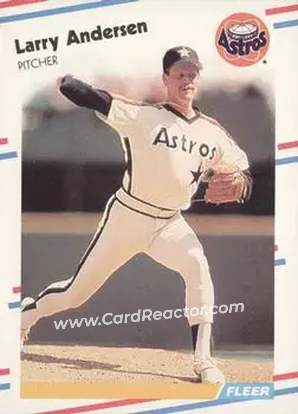 1988 Fleer #438 - Larry Andersen - Houston Astros - Front 1988 Fleer #438 - Larry Andersen - Houston Astros - Front