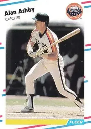 1988 Fleer #439 - Alan Ashby - Houston Astros