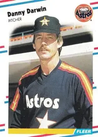 1988 Fleer #444 - Danny Darwin - Houston Astros 1988 Fleer #444 - Danny Darwin - Houston Astros