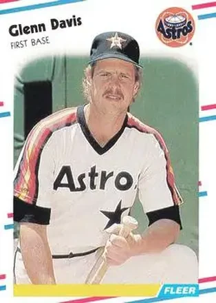1988 Fleer #445 - Glenn Davis - Houston Astros 1988 Fleer #445 - Glenn Davis - Houston Astros