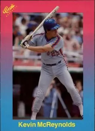 1989 Classic #24 - Kevin McReynolds - New York Mets 1989 Classic #24 - Kevin McReynolds - New York Mets