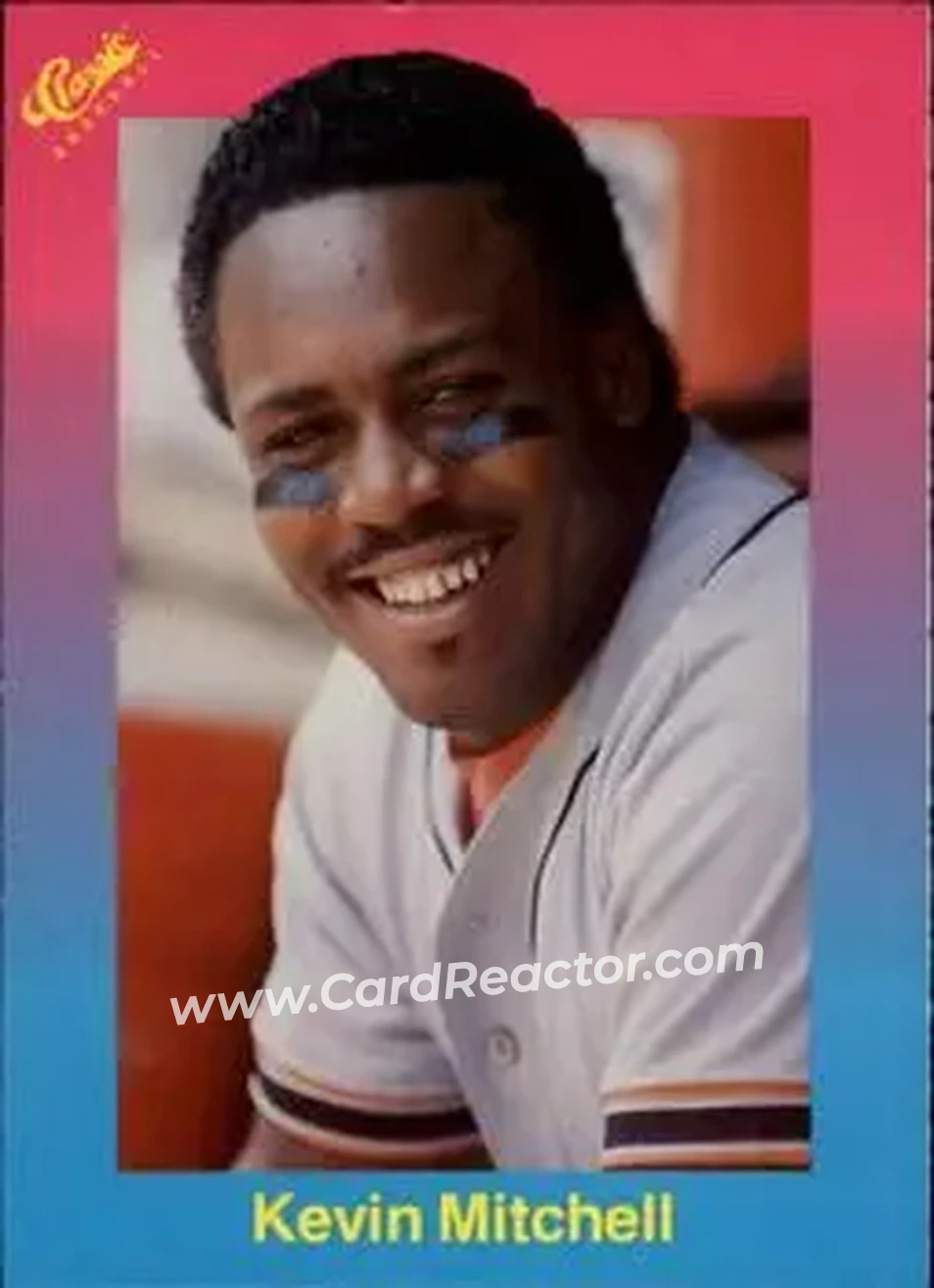 1989 Classic #31 - Kevin Mitchell - San Francisco Giants - Front 1989 Classic #31 - Kevin Mitchell - San Francisco Giants - Front