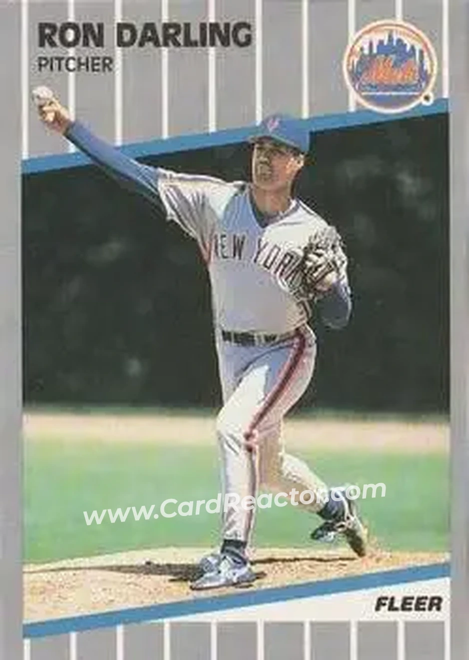 1989 Fleer #32 - Ron Darling - New York Mets - Front