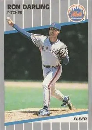 1989 Fleer #32 - Ron Darling - New York Mets