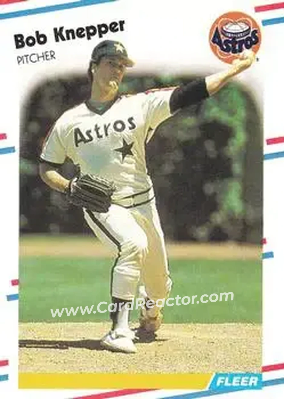 1988 Fleer #451 - Bob Knepper - Houston Astros - Front 1988 Fleer #451 - Bob Knepper - Houston Astros - Front