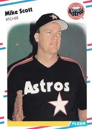 1988 Fleer #456 - Mike Scott - Houston Astros