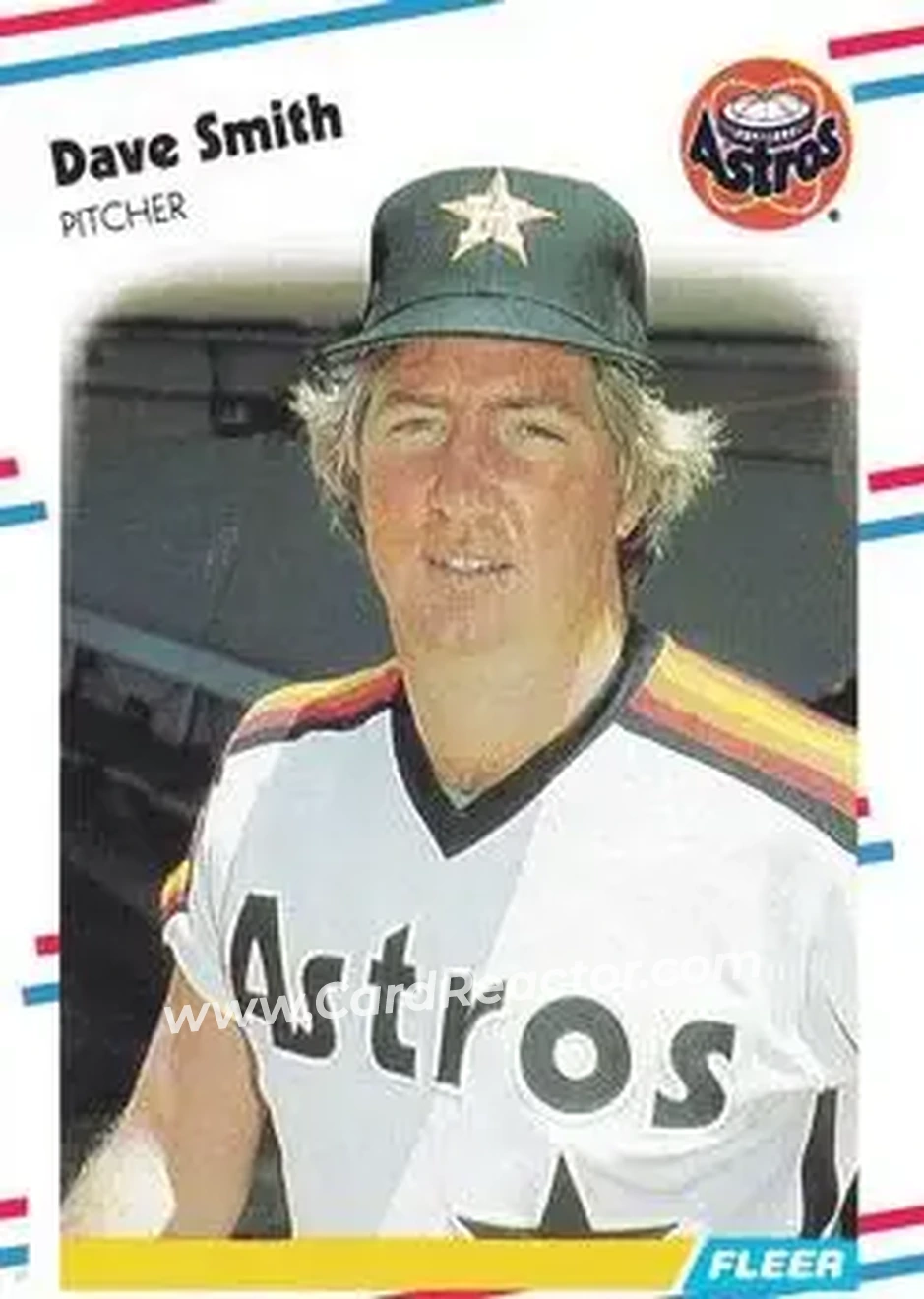 1988 Fleer #457 - Dave Smith - Houston Astros - Front