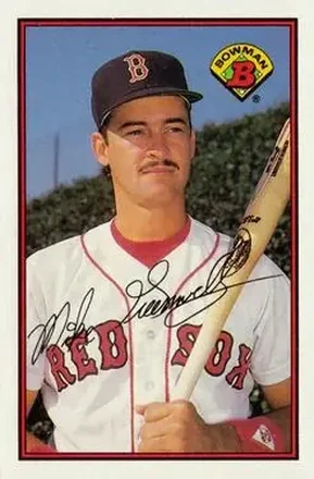 1989 Bowman #34 - Mike Greenwell - Boston Red Sox