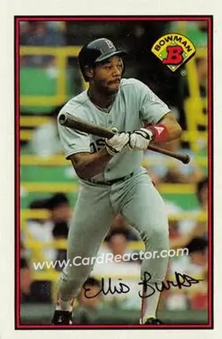 1989 Bowman #36 - Ellis Burks - Boston Red Sox - Front