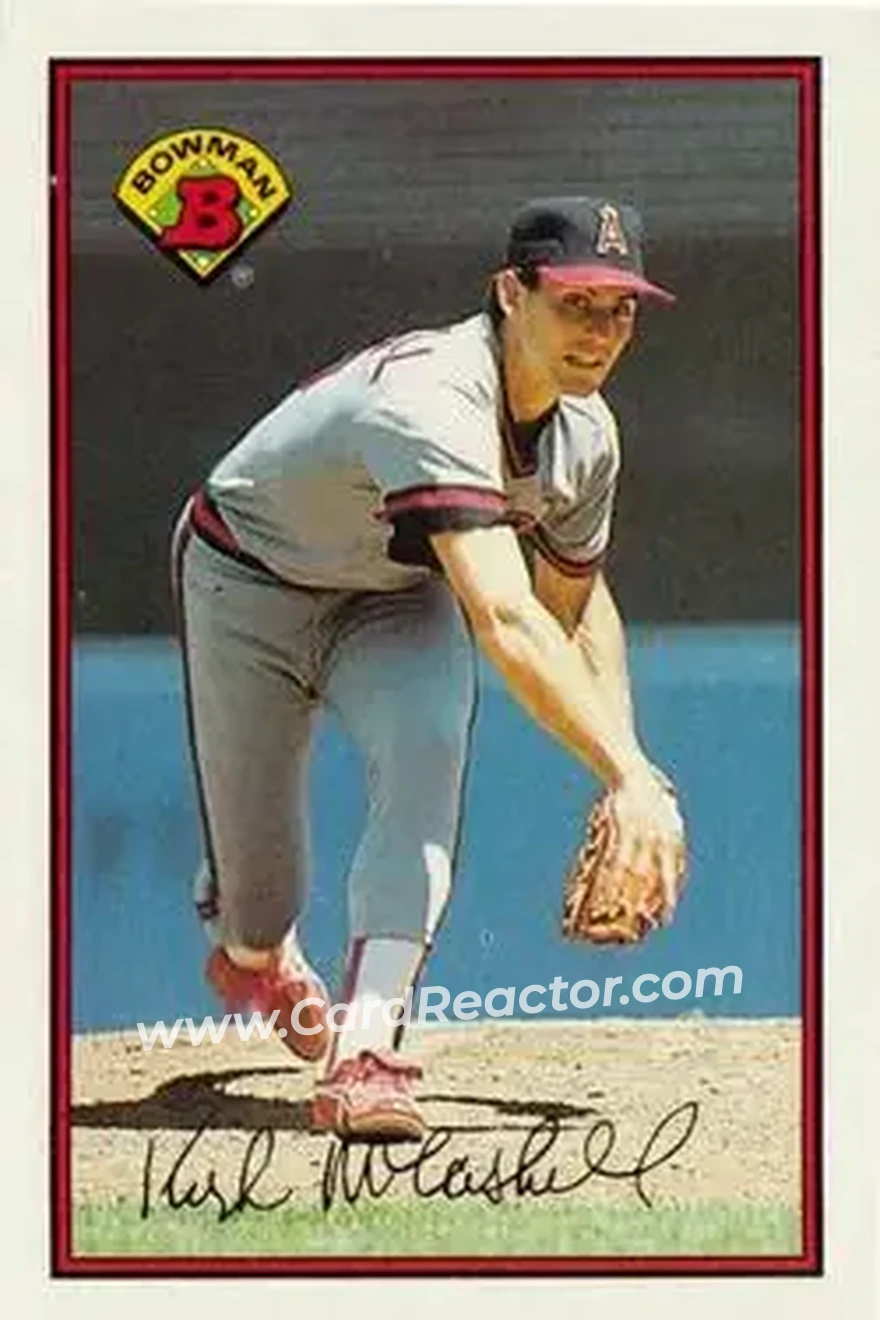 1989 Bowman #38 - Kirk McCaskill - California Angels - Front
