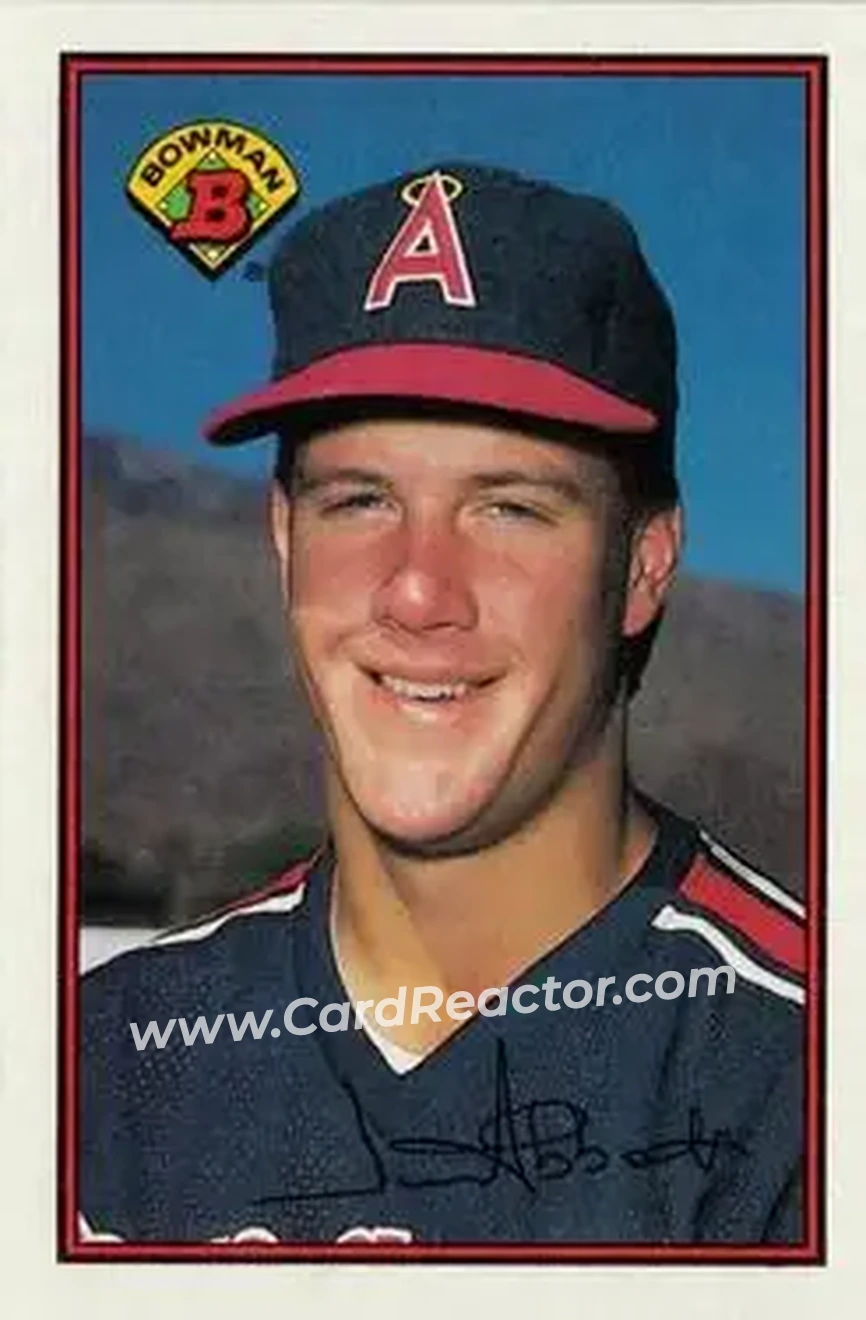 1989 Bowman #39 - Jim Abbott - California Angels - Front 1989 Bowman #39 - Jim Abbott - California Angels - Front