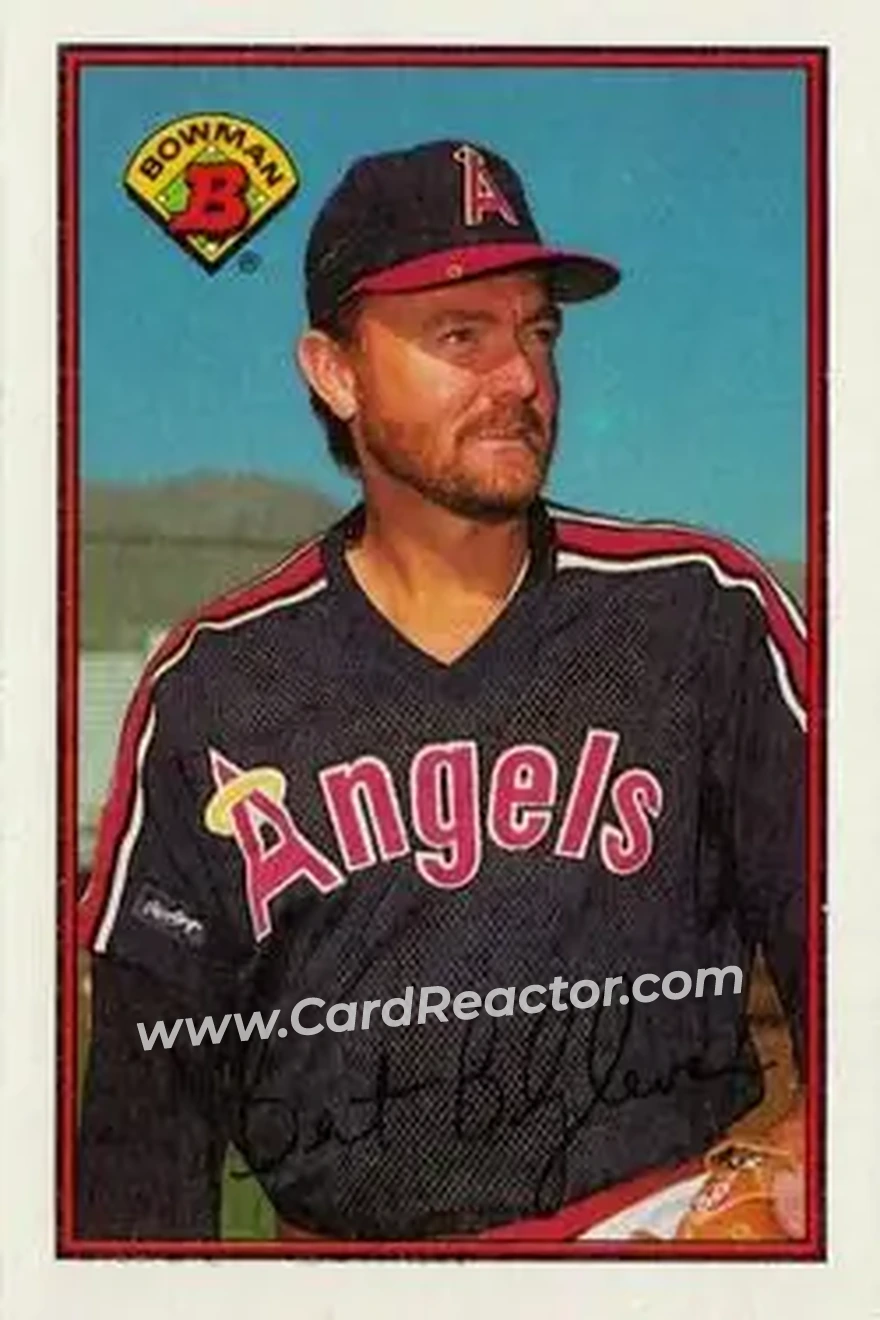 1989 Bowman #41 - Bert Blyleven - California Angels - Front