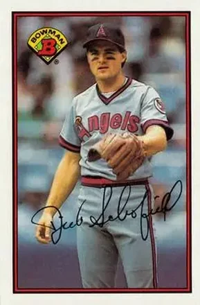 1989 Bowman #46 - Dick Schofield - California Angels 1989 Bowman #46 - Dick Schofield - California Angels