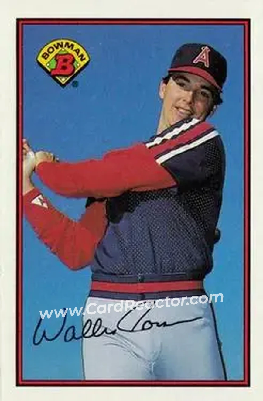 1989 Bowman #47 - Wally Joyner - California Angels - Front 1989 Bowman #47 - Wally Joyner - California Angels - Front