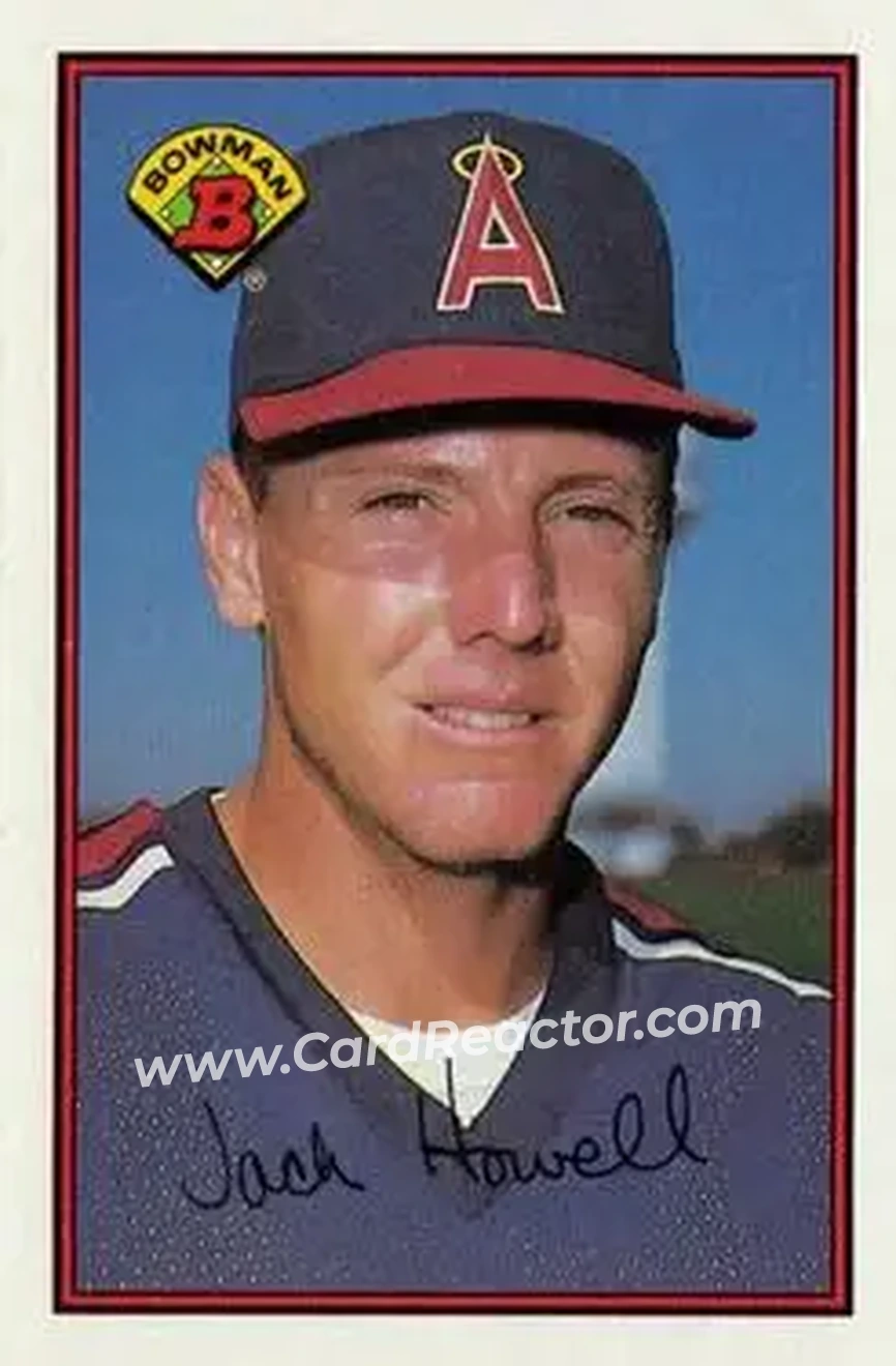 1989 Bowman #48 - Jack Howell - California Angels - Front