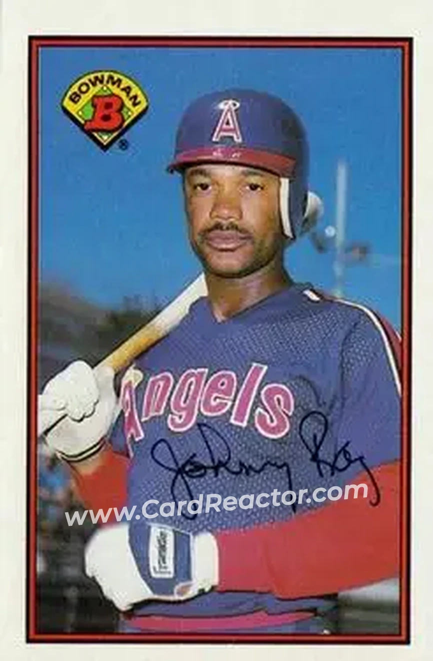 1989 Bowman #49 - Johnny Ray - California Angels - Front 1989 Bowman #49 - Johnny Ray - California Angels - Front