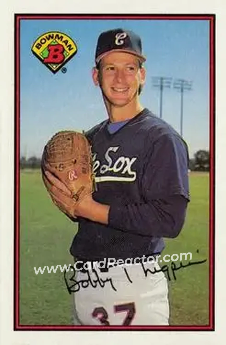 1989 Bowman #55 - Bobby Thigpen - Chicago White Sox - Front 1989 Bowman #55 - Bobby Thigpen - Chicago White Sox - Front