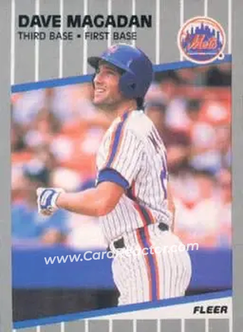 1989 Fleer #41 - Dave Magadan - New York Mets - Front