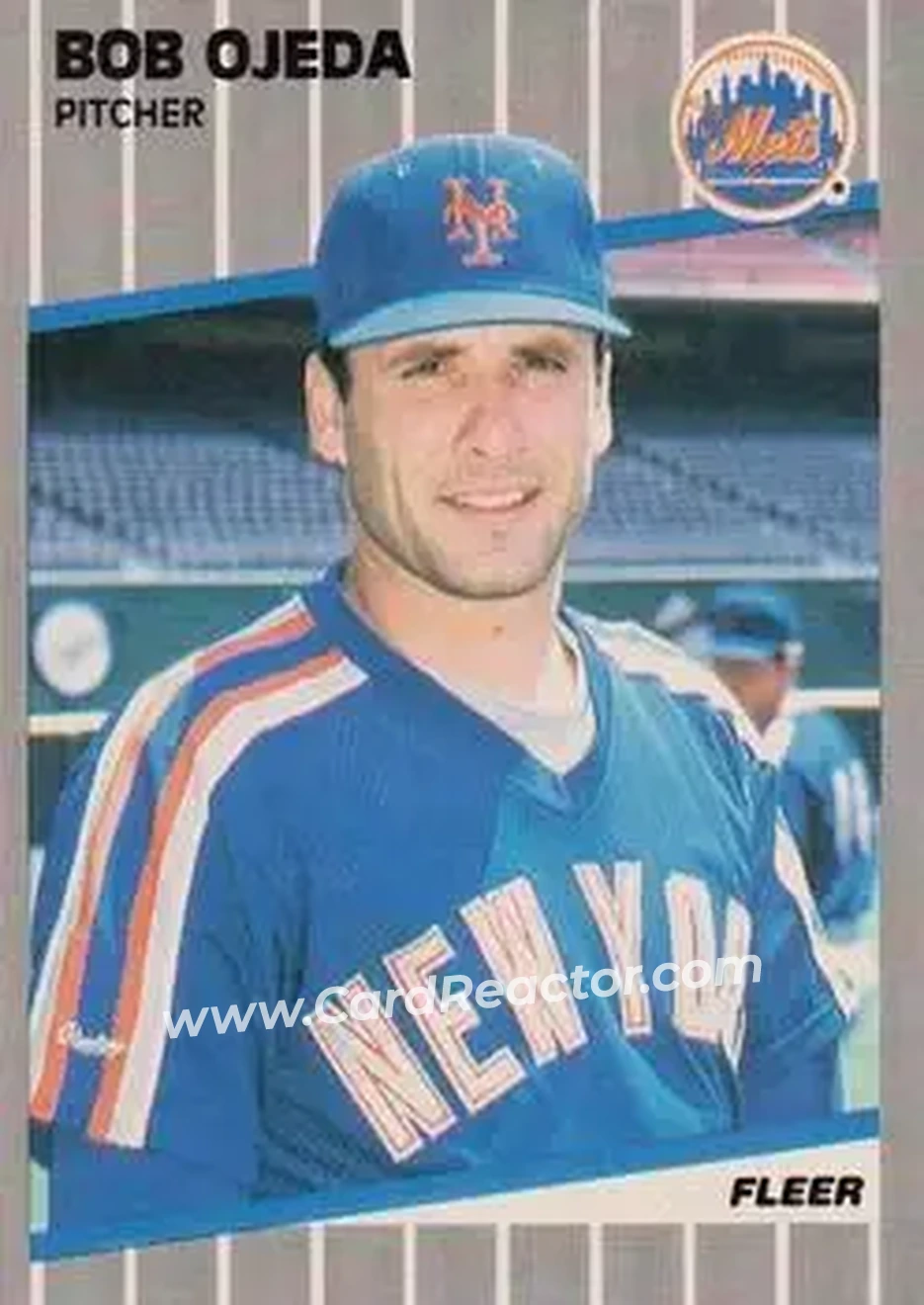 1989 Fleer #47 - Bob Ojeda - New York Mets - Front 1989 Fleer #47 - Bob Ojeda - New York Mets - Front
