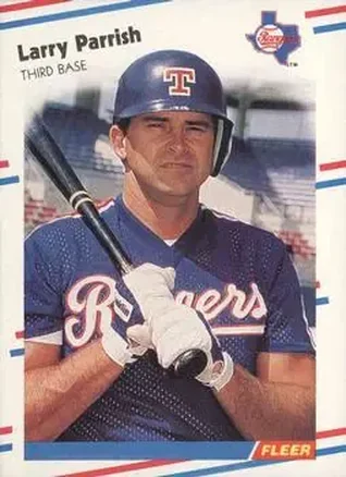 1988 Fleer #476 - Larry Parrish - Texas Rangers