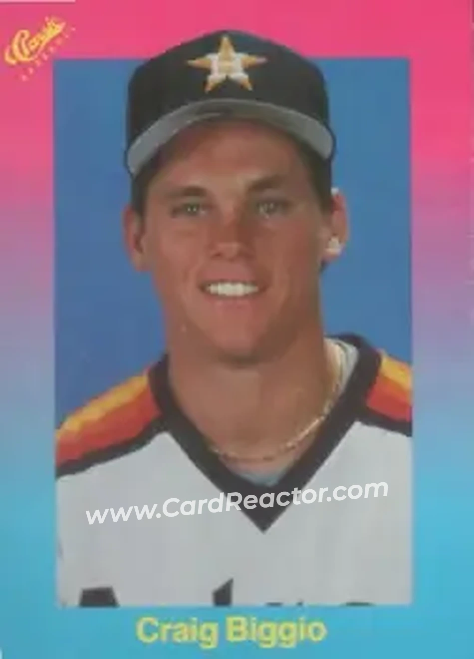 1989 Classic #51 - Craig Biggio - Houston Astros - Front