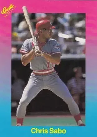 1989 Classic #53 - Chris Sabo - Cincinnati Reds 1989 Classic #53 - Chris Sabo - Cincinnati Reds