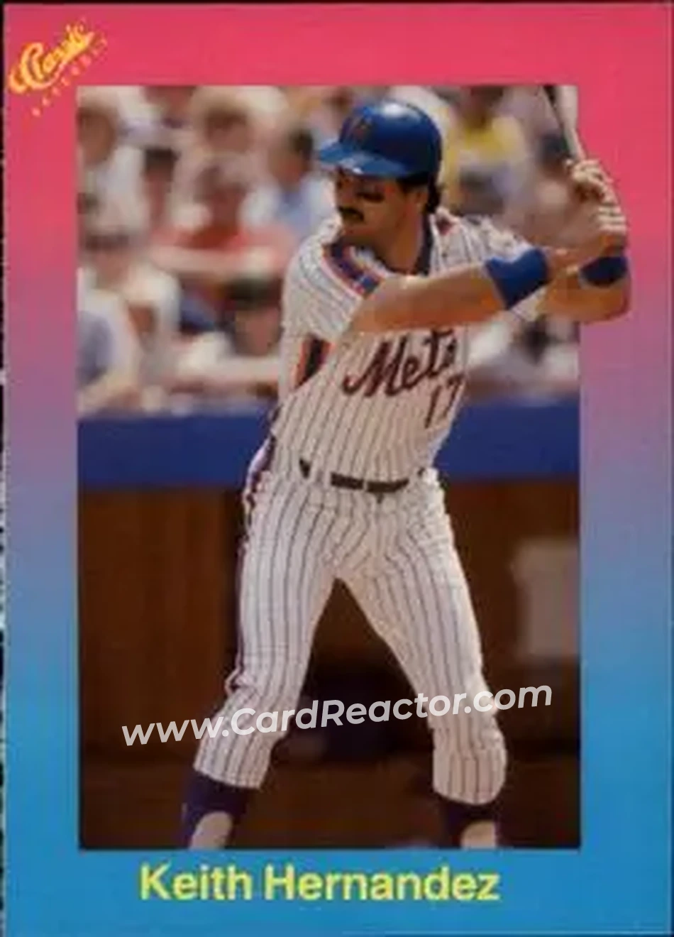 1989 Classic #59 - Keith Hernandez - New York Mets - Front 1989 Classic #59 - Keith Hernandez - New York Mets - Front