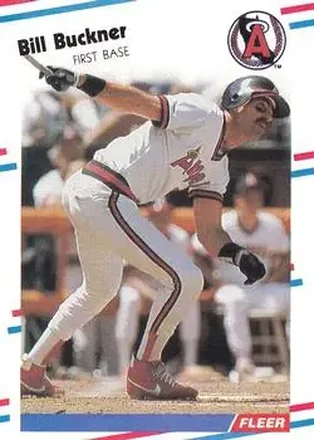 1988 Fleer #486 - Bill Buckner - California Angels