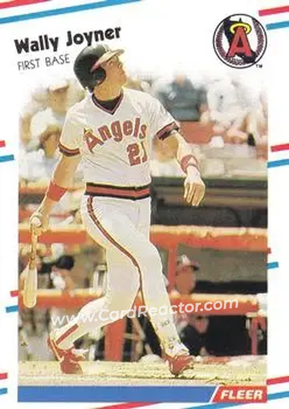1988 Fleer #493 - Wally Joyner - California Angels - Front 1988 Fleer #493 - Wally Joyner - California Angels - Front