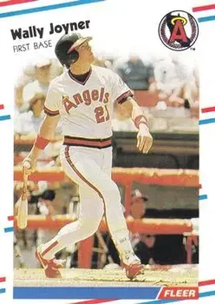 1988 Fleer #493 - Wally Joyner - California Angels