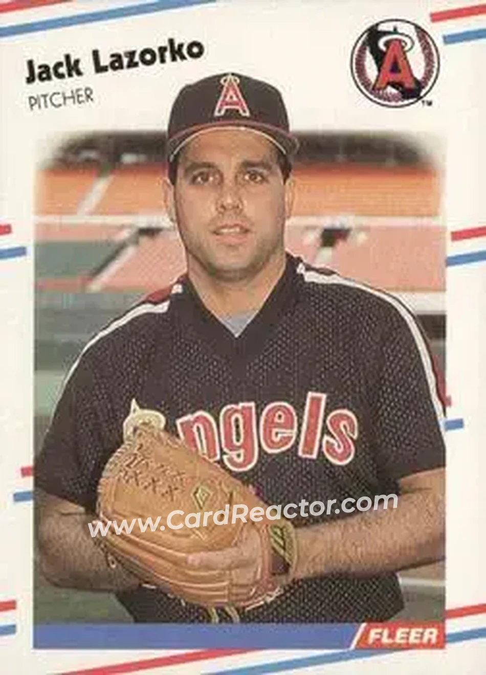 1988 Fleer #494 - Jack Lazorko - California Angels - Front