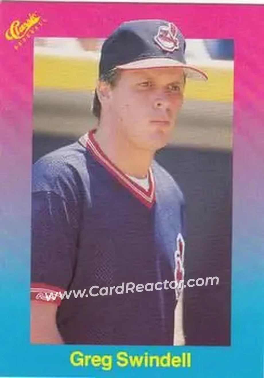 1989 Classic #61 - Greg Swindell - Cleveland Indians - Front