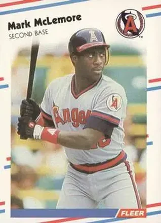 1988 Fleer #497 - Mark McLemore - California Angels 1988 Fleer #497 - Mark McLemore - California Angels