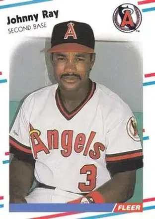1988 Fleer #502 - Johnny Ray - California Angels