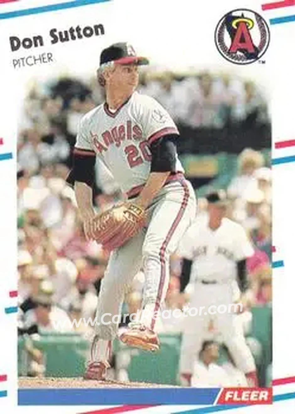 1988 Fleer #505 - Don Sutton - California Angels - Front