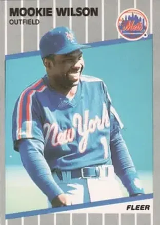 1989 Fleer #52 - Mookie Wilson - New York Mets