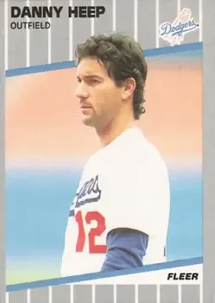 1989 Fleer #61 - Danny Heep - Los Angeles Dodgers 1989 Fleer #61 - Danny Heep - Los Angeles Dodgers