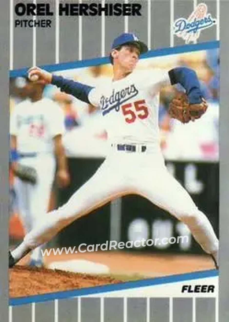 1989 Fleer #62 - Orel Hershiser - Los Angeles Dodgers - Front 1989 Fleer #62 - Orel Hershiser - Los Angeles Dodgers - Front