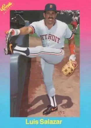 1989 Classic #72 - Luis Salazar - Detroit Tigers
