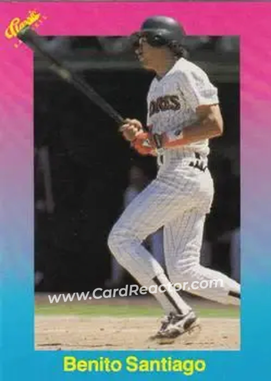1989 Classic #73 - Benito Santiago - San Diego Padres - Front