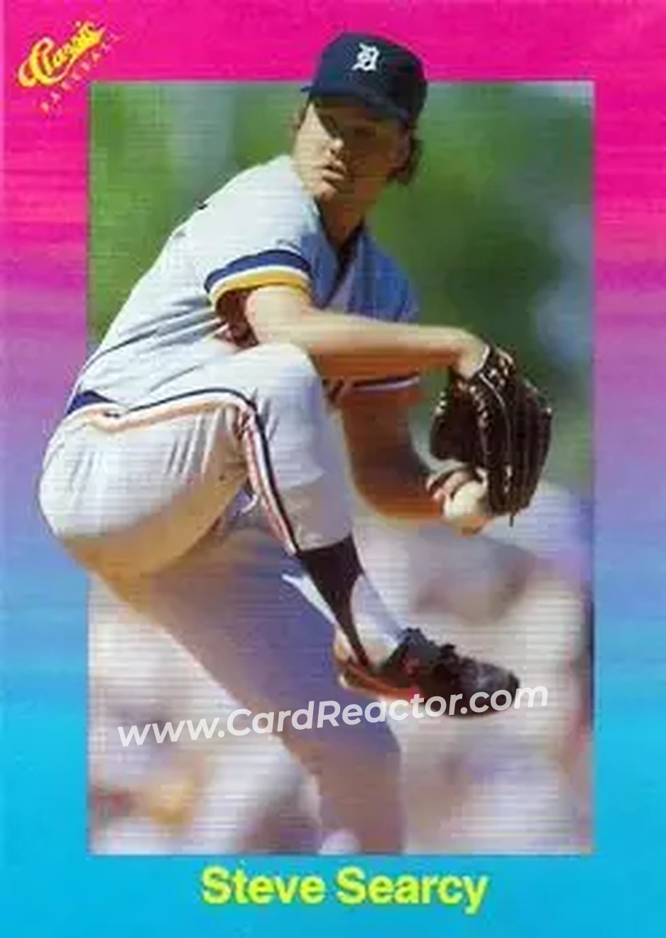 1989 Classic #78 - Steve Searcy - Detroit Tigers - Front