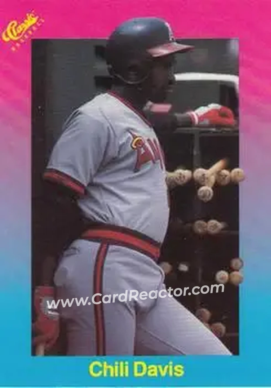 1989 Classic #80 - Chili Davis - California Angels - Front