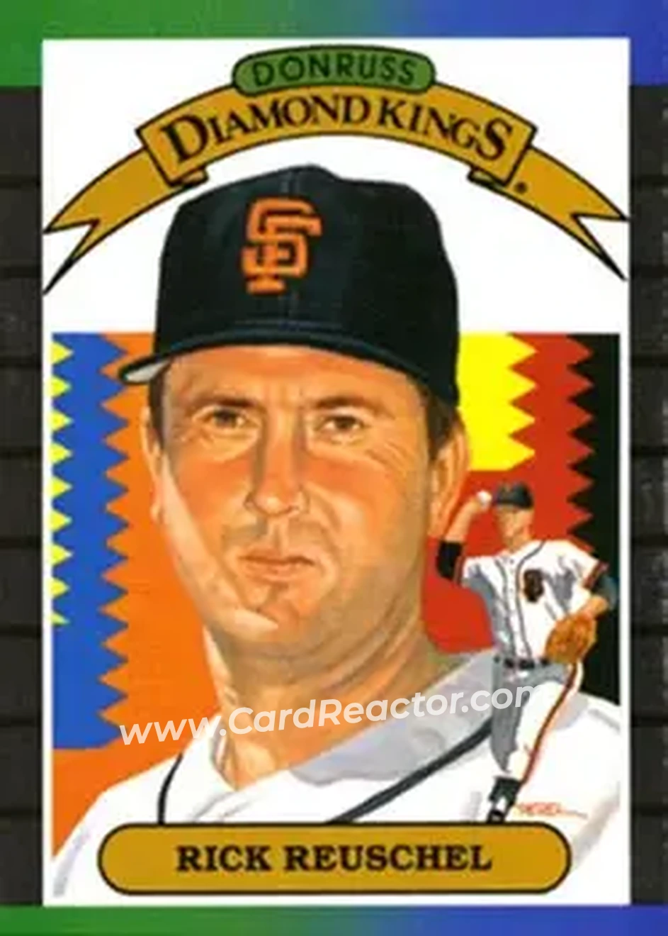 1989 Donruss #11 - Rick Reuschel - San Francisco Giants - Front 1989 Donruss #11 - Rick Reuschel - San Francisco Giants - Front